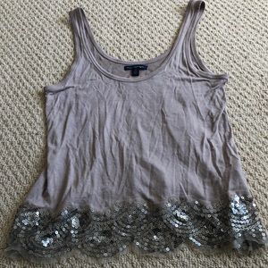 Taupe tank top
